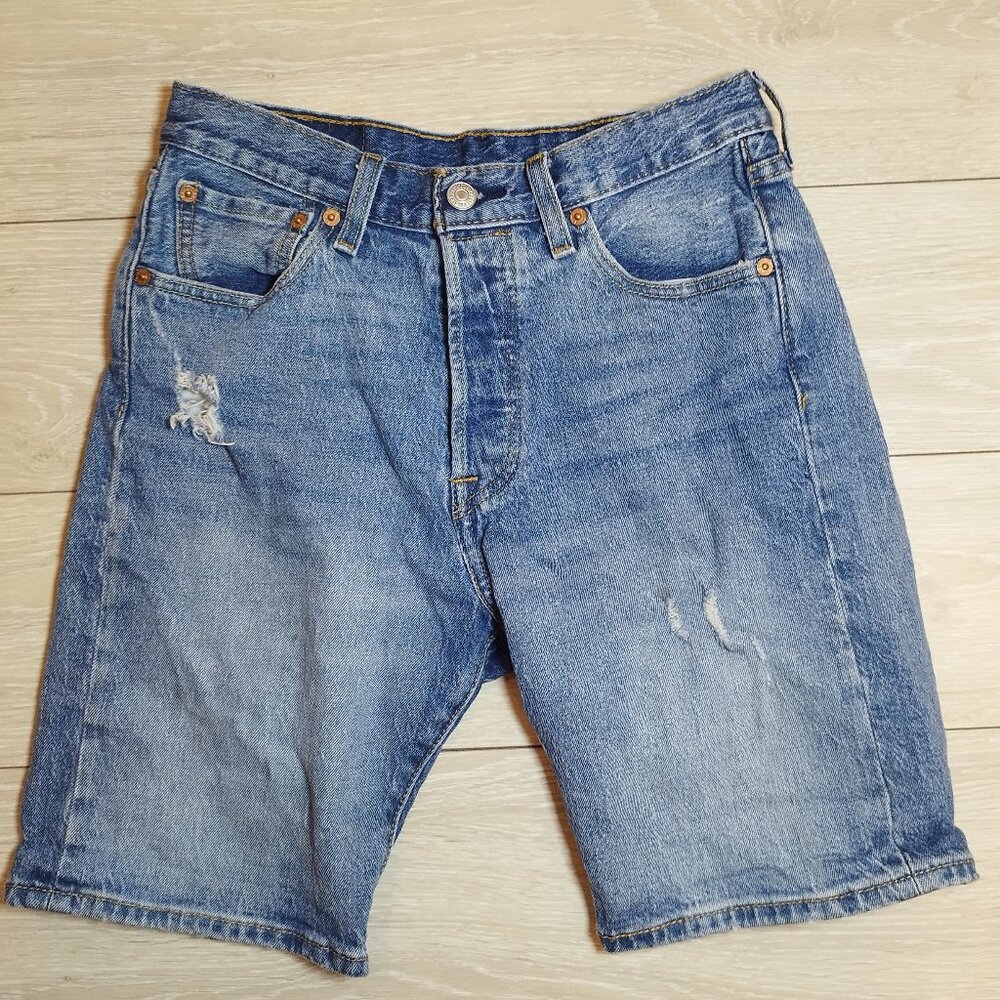 Levi’s 501 Denim Short Men’s - W29 - Faded Blue Wash
